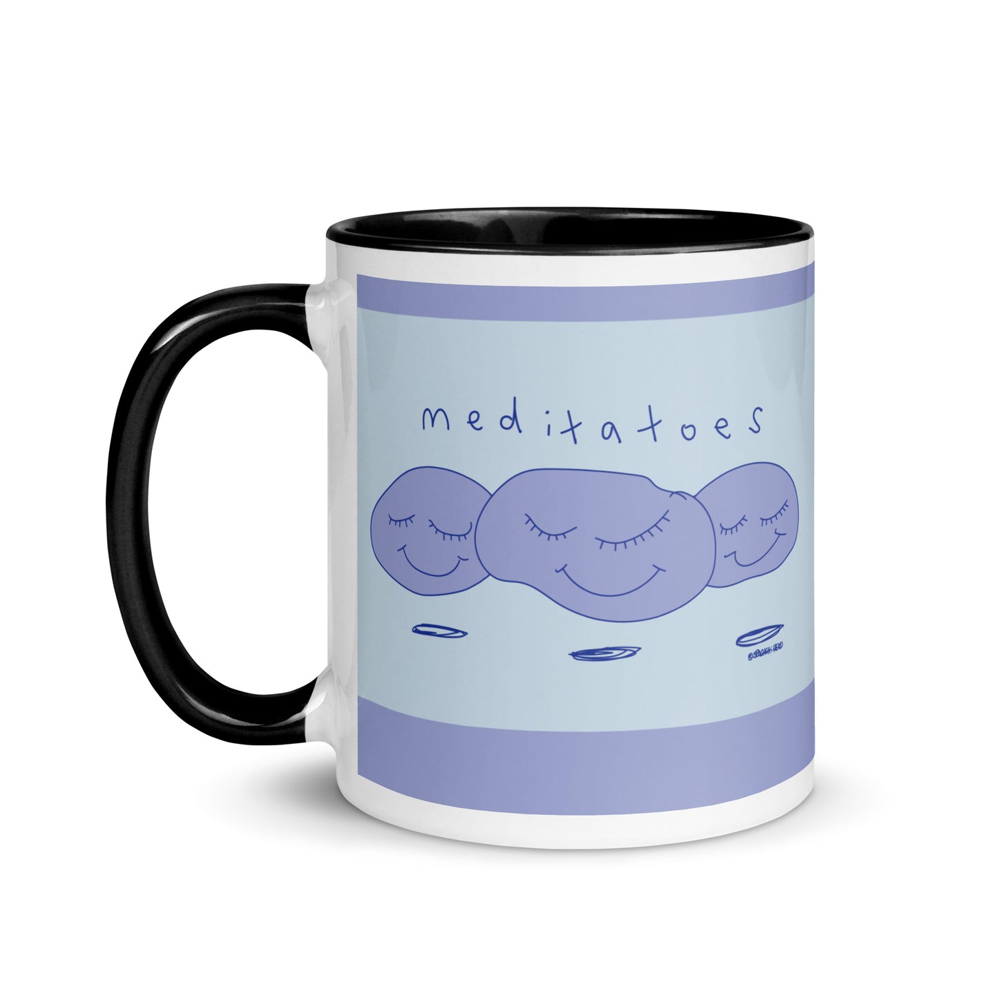 Meditatoes - Mug with Colour Inside