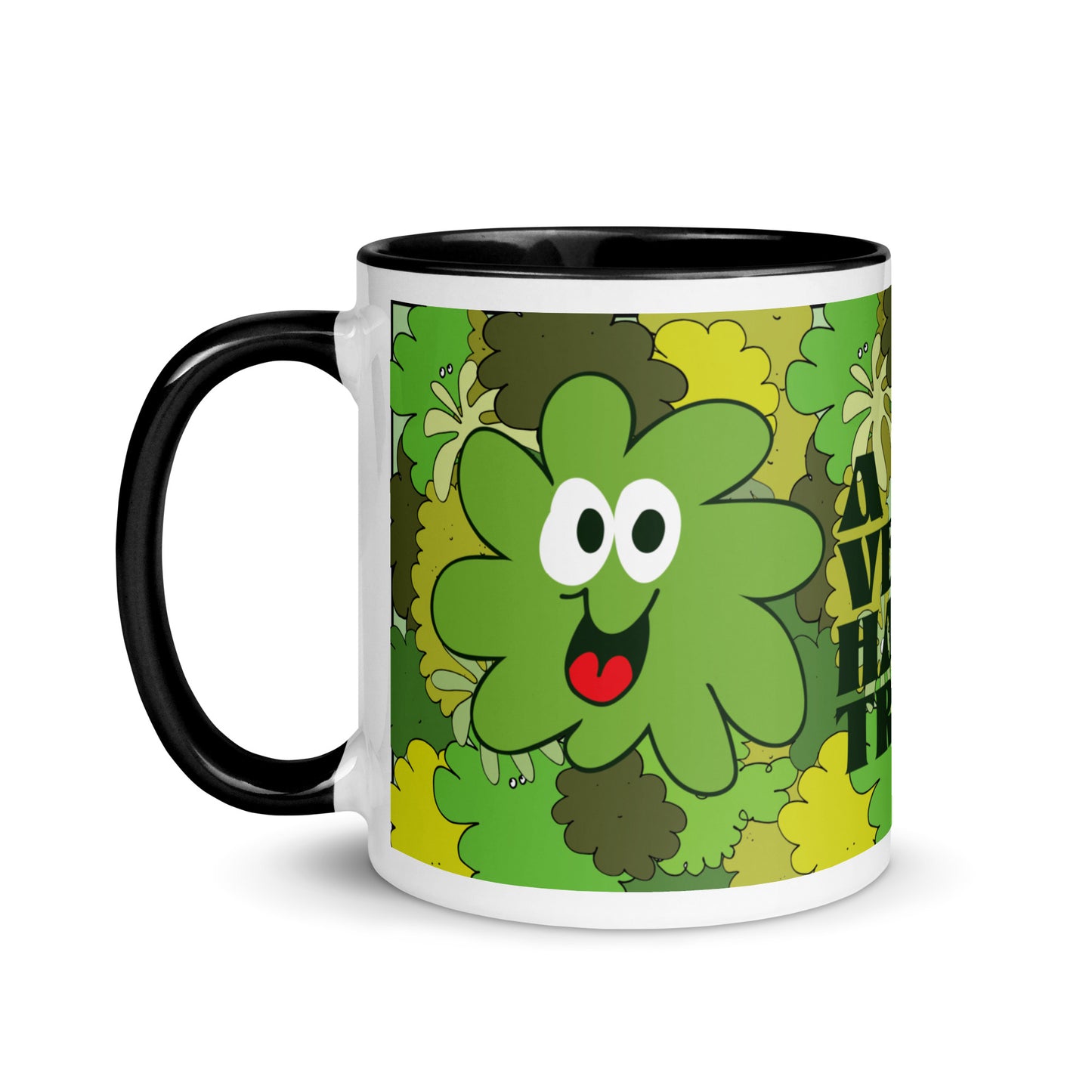 A Very Happy Tree - Mug with Color Inside