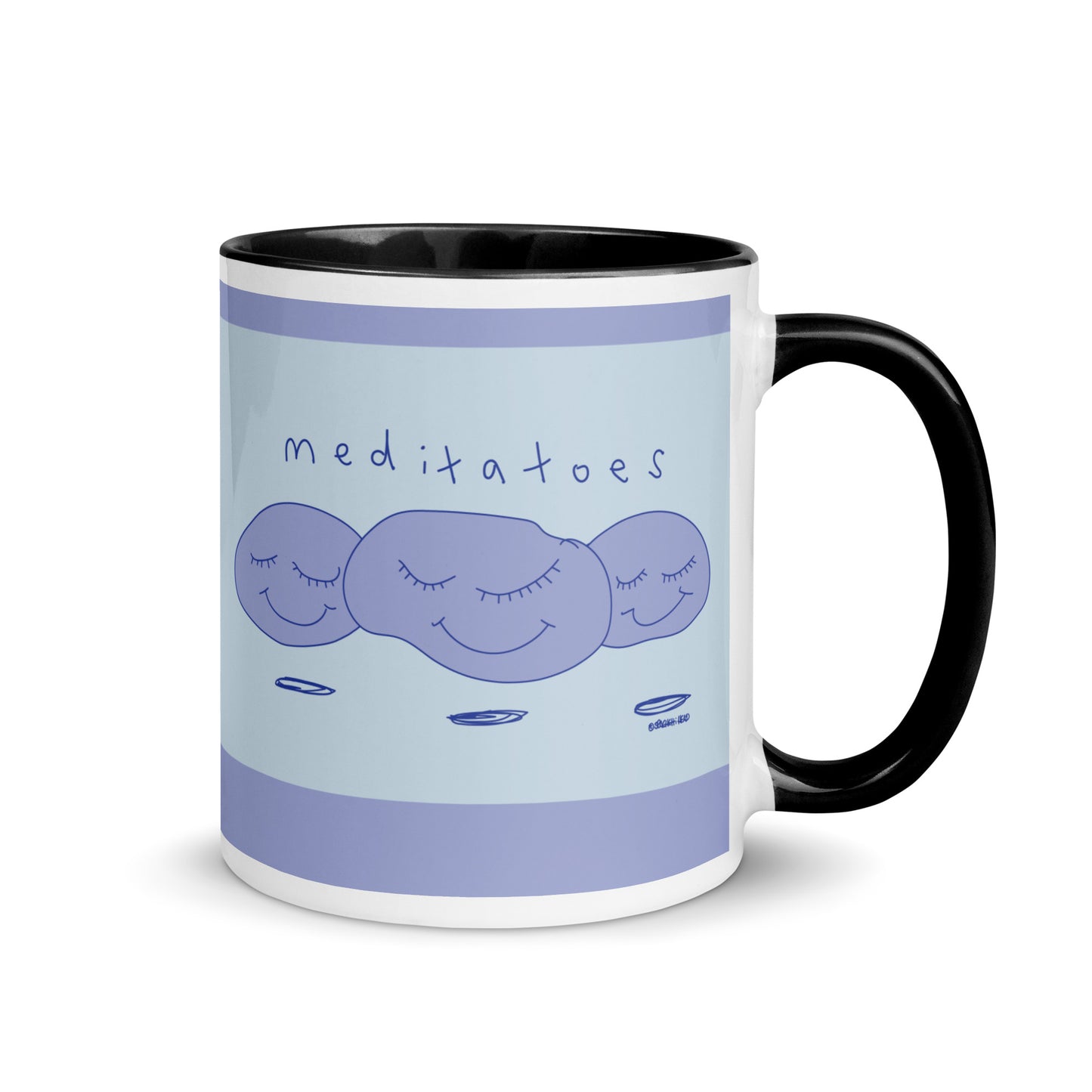 Meditatoes - Mug with Colour Inside