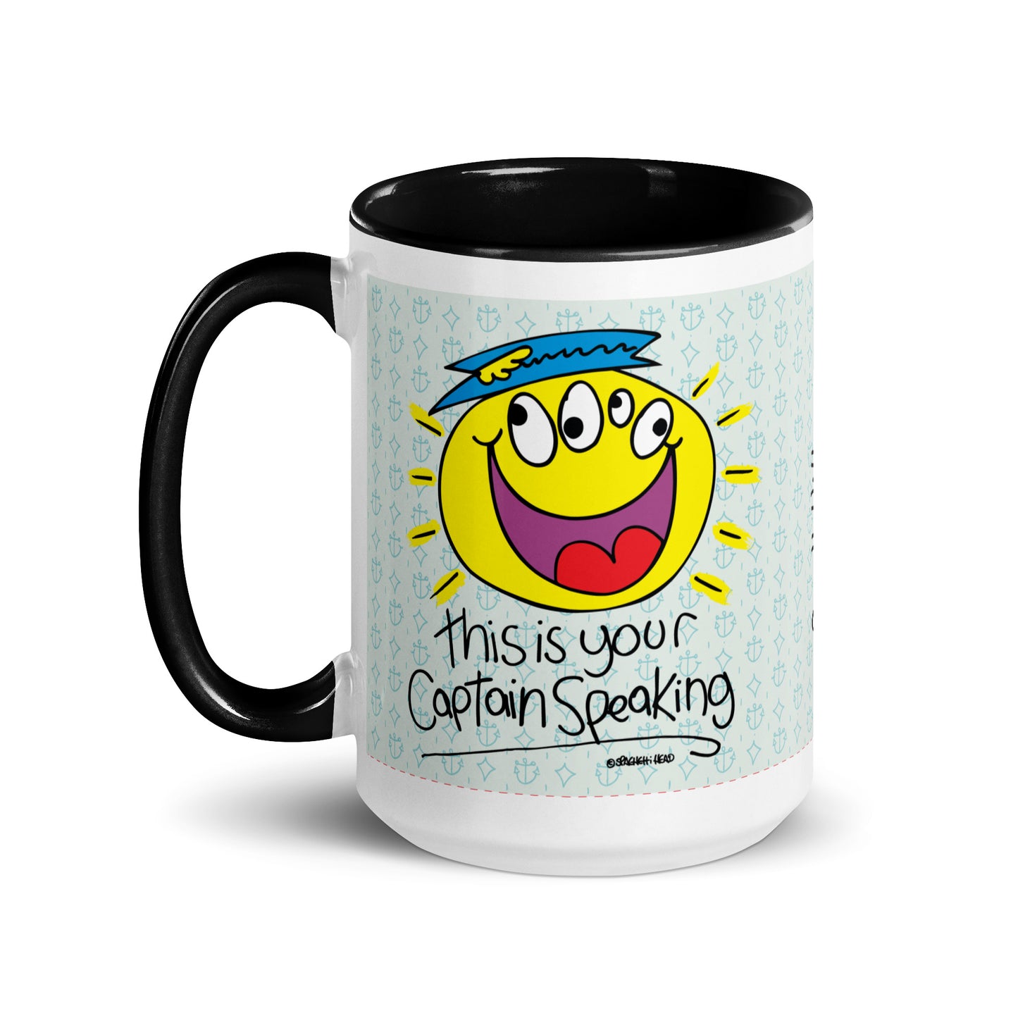 RThis is your Captain Speaking! - Mug with Colour Inside