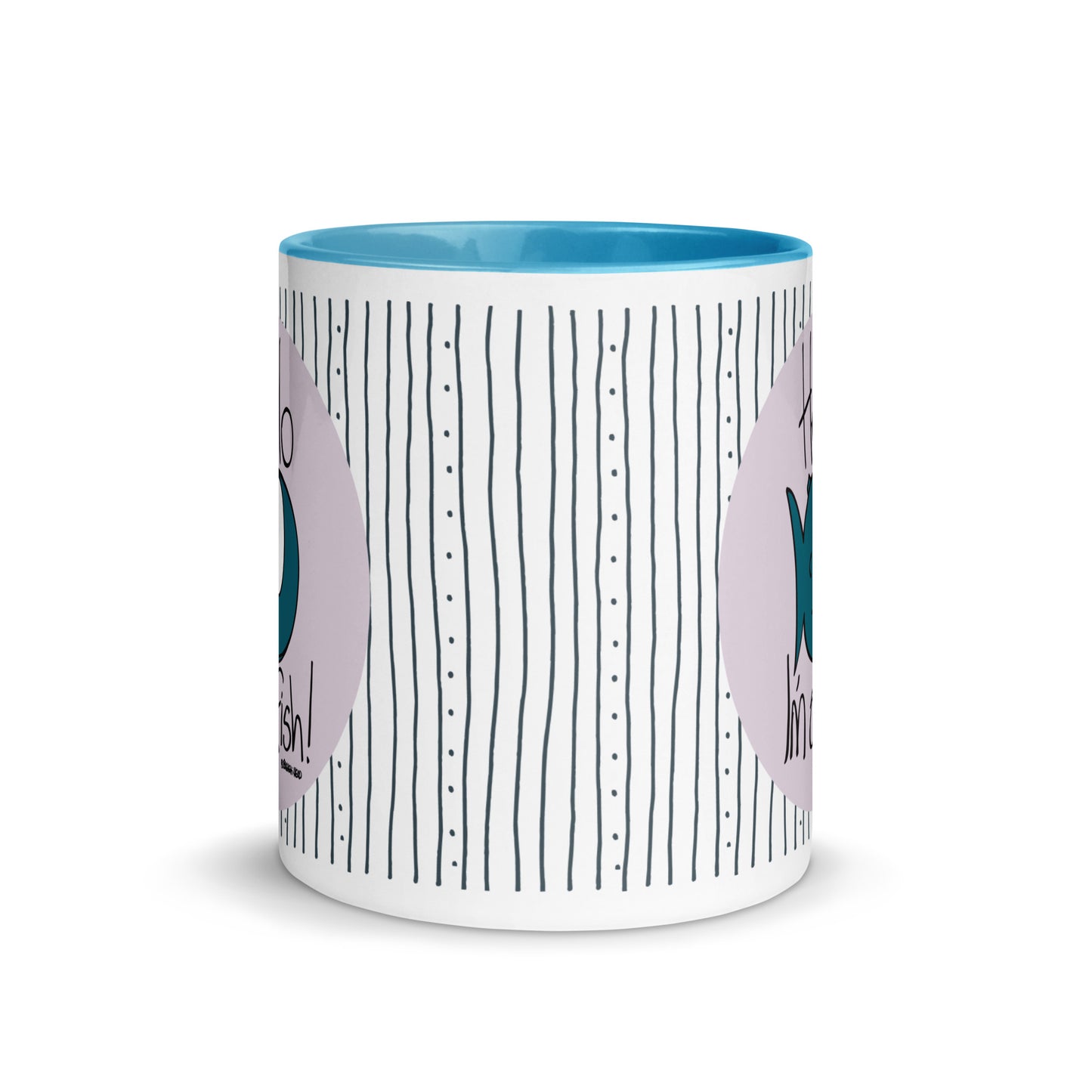 Hello, I'm a Fish! - Mug with Color Inside