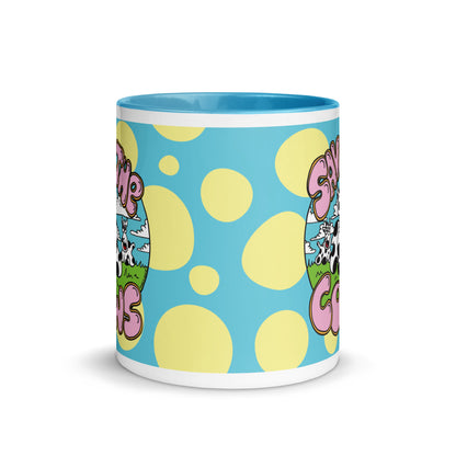 Save the Cows - Mug with Colour Inside