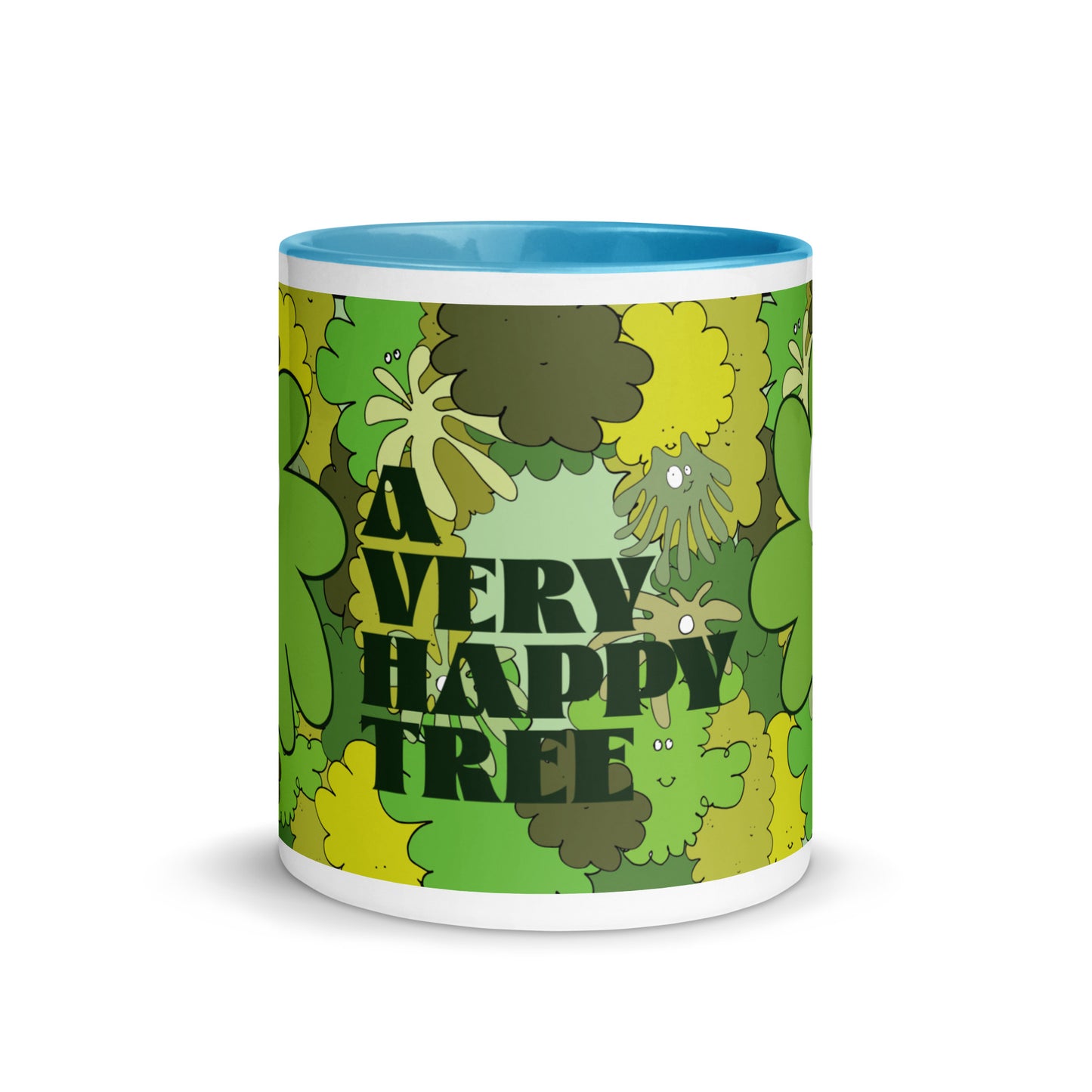 A Very Happy Tree - Mug with Color Inside