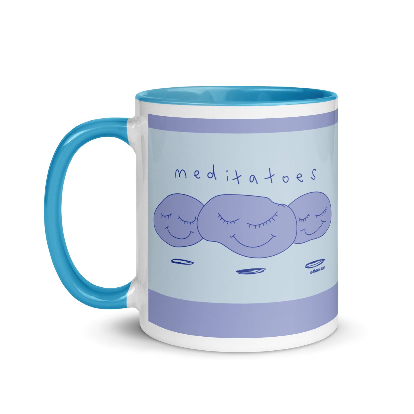 Meditatoes - Mug with Colour Inside