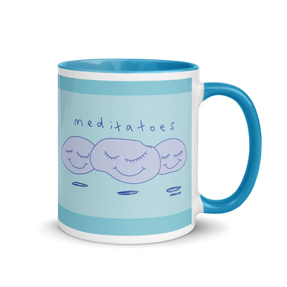 Meditatoes - Mug with Colour Inside