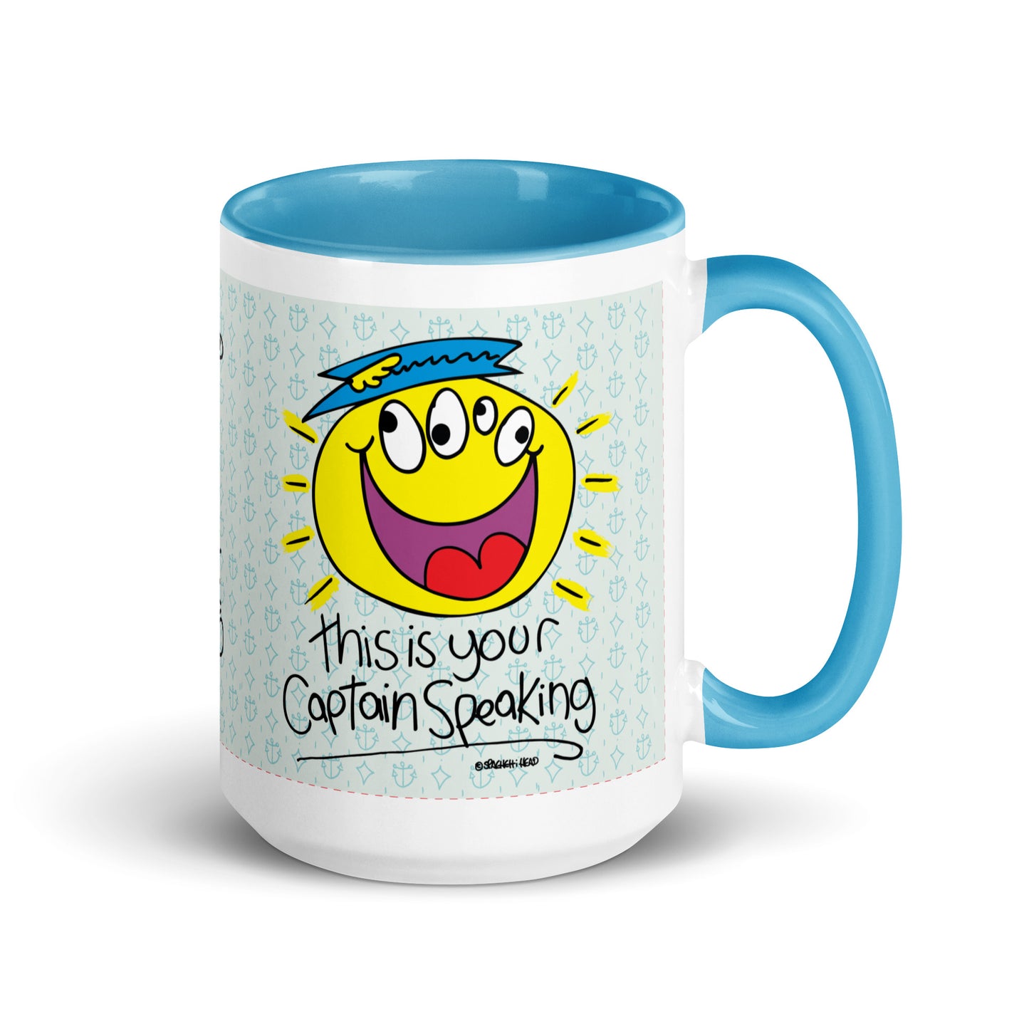 RThis is your Captain Speaking! - Mug with Colour Inside