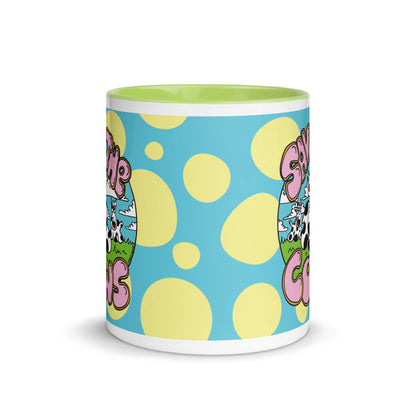 Save the Cows - Mug with Colour Inside