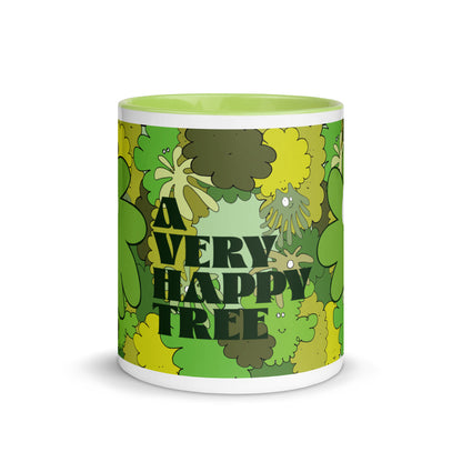 A Very Happy Tree - Mug with Color Inside