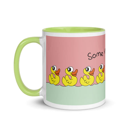 Some nice ducks - Mug with Colour Inside