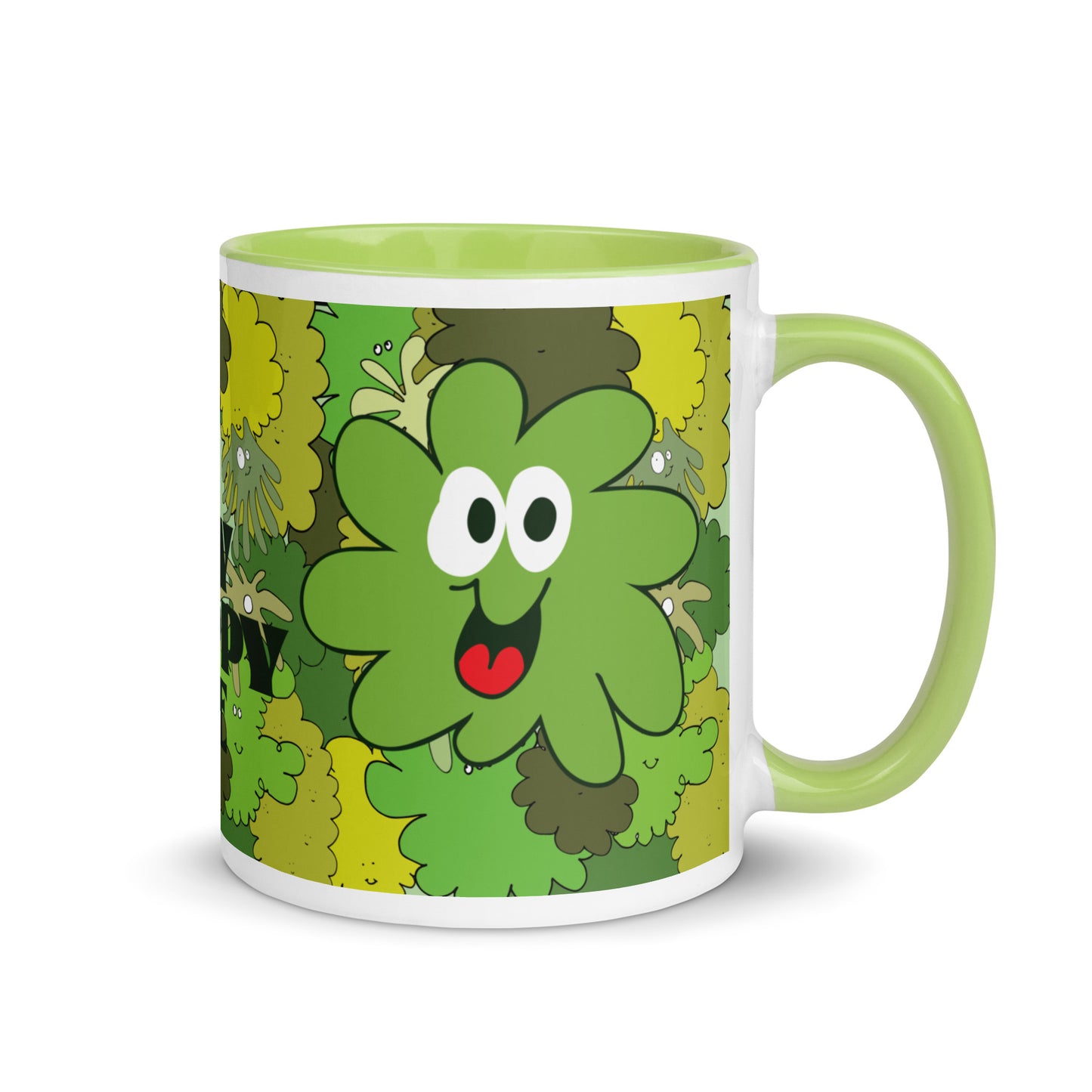 A Very Happy Tree - Mug with Color Inside