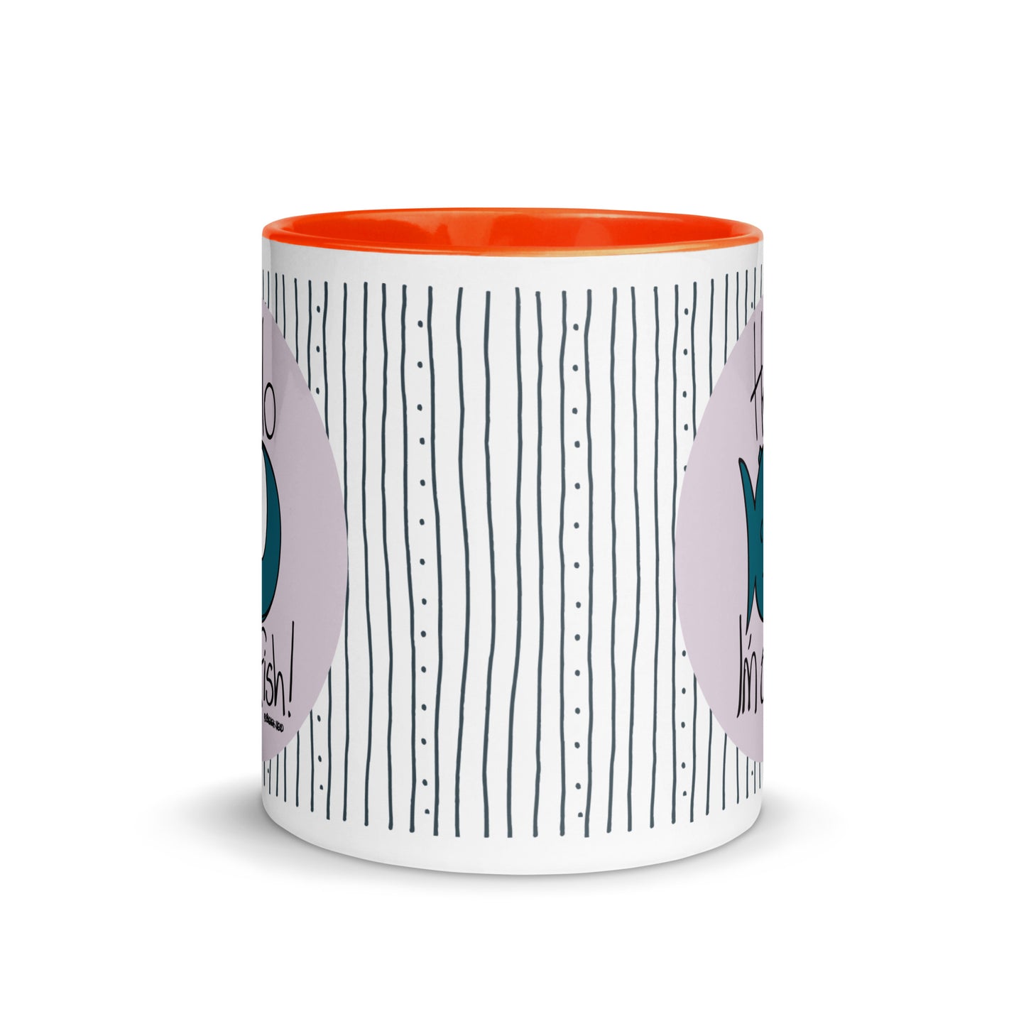 Hello, I'm a Fish! - Mug with Color Inside