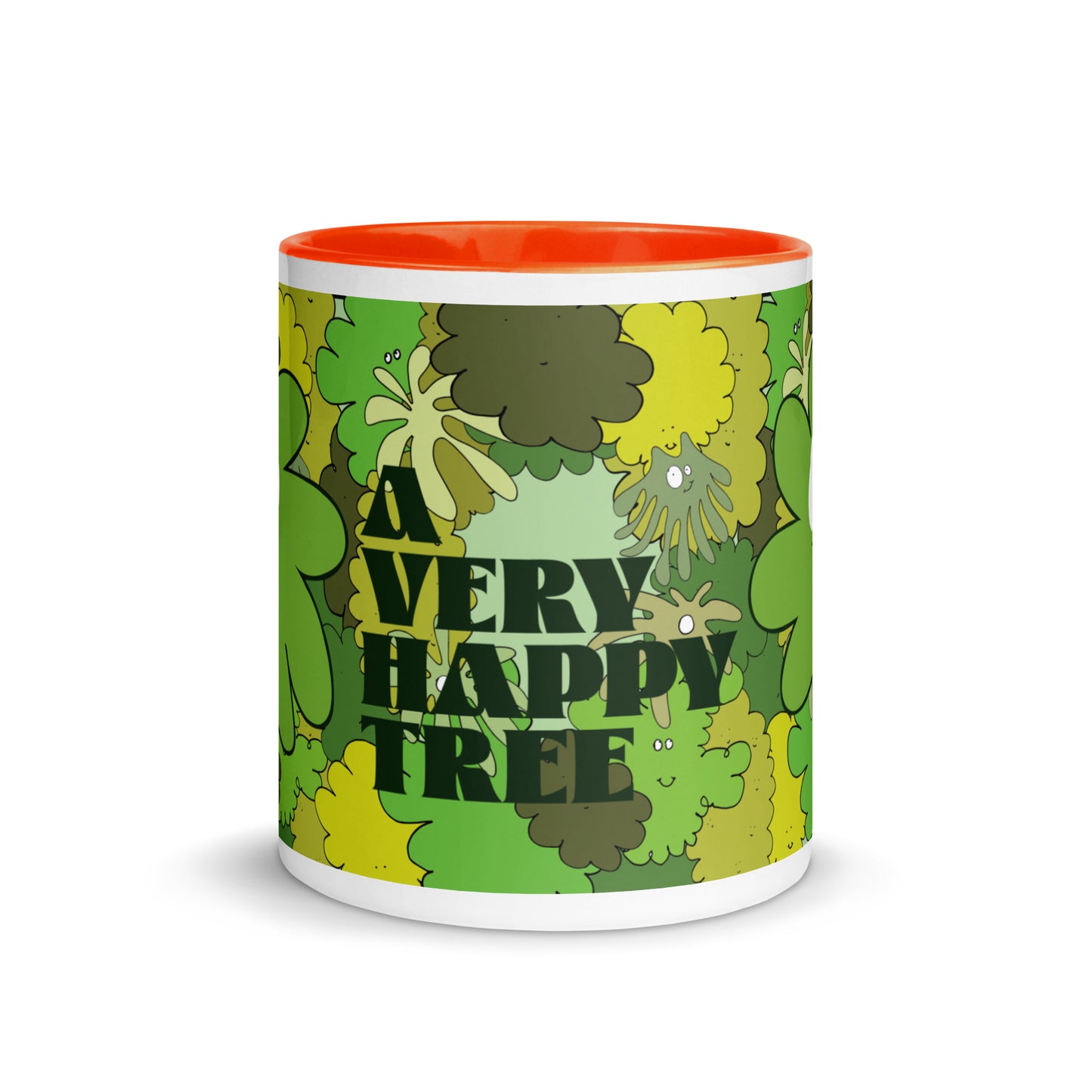 A Very Happy Tree - Mug with Color Inside