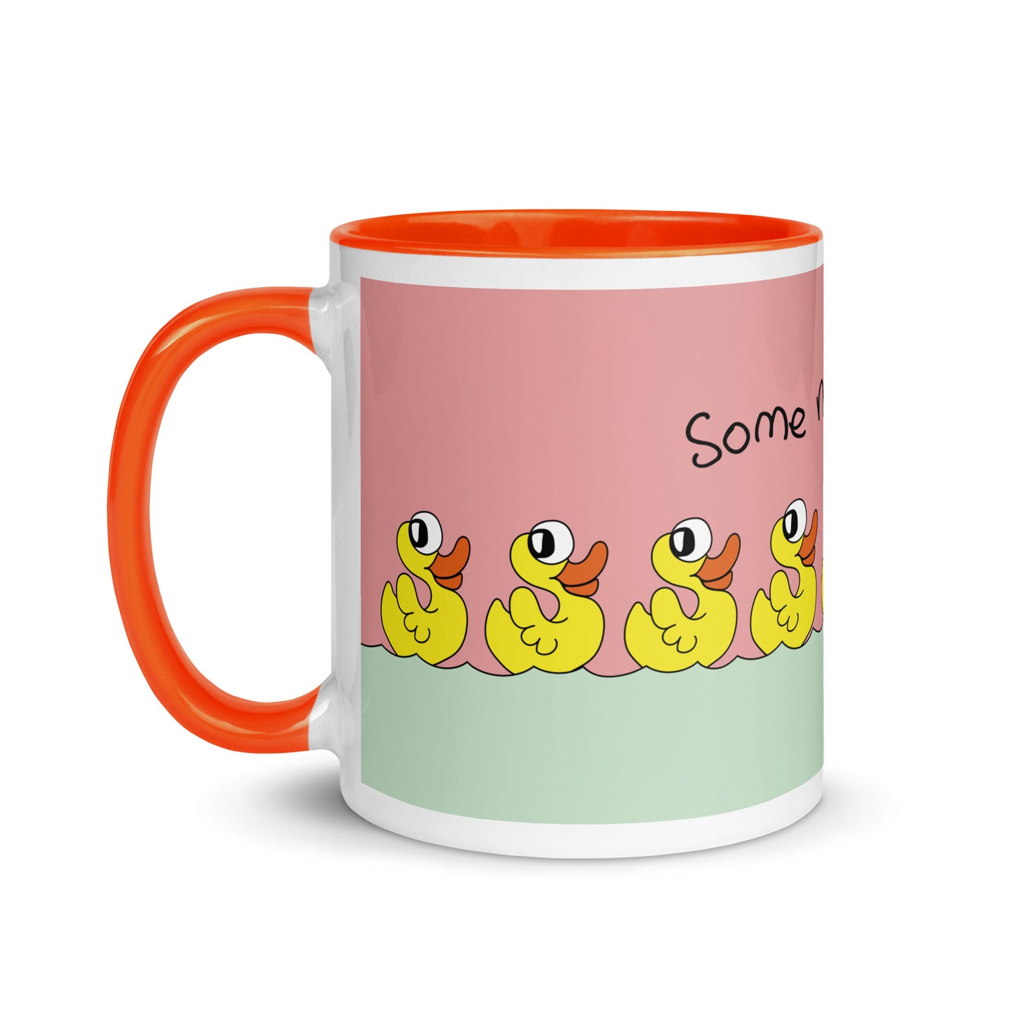 Some nice ducks - Mug with Colour Inside