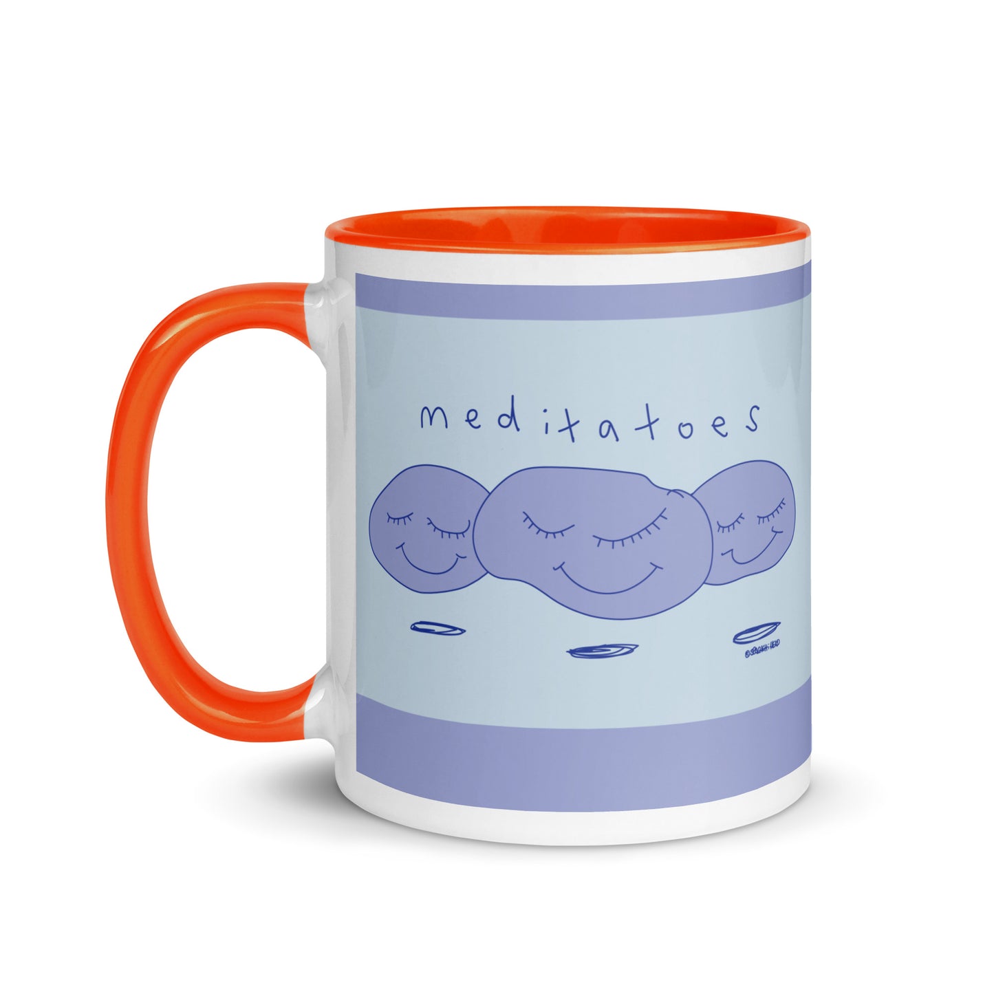 Meditatoes - Mug with Colour Inside