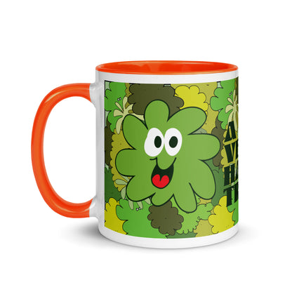 A Very Happy Tree - Mug with Color Inside