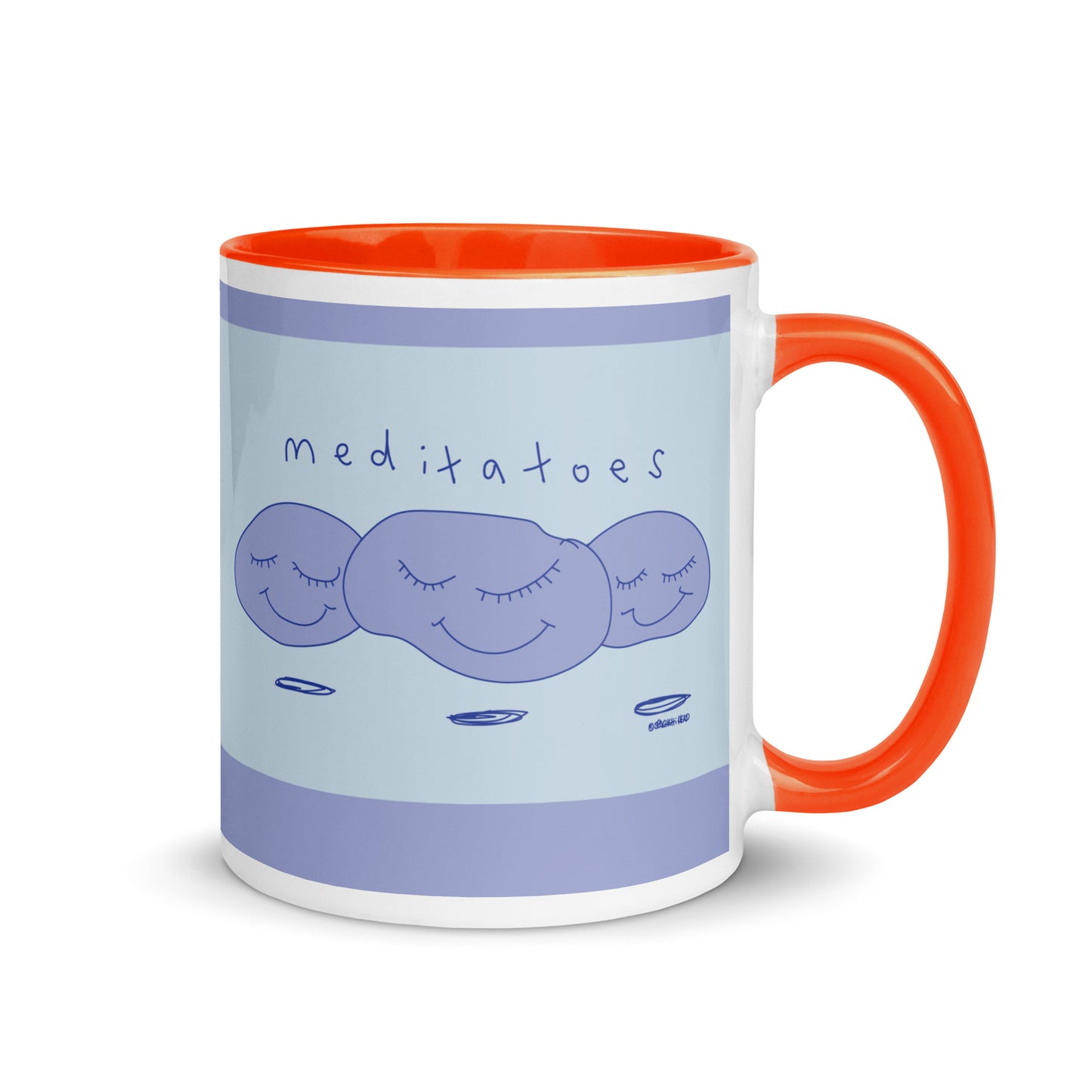 Meditatoes - Mug with Colour Inside