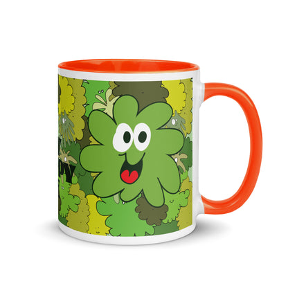 A Very Happy Tree - Mug with Color Inside