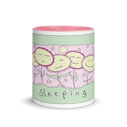 Sleeping - Mug with Color Inside