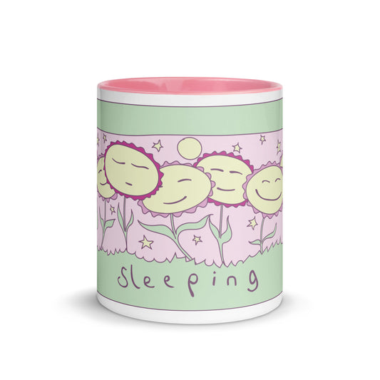 Sleeping - Mug with Color Inside