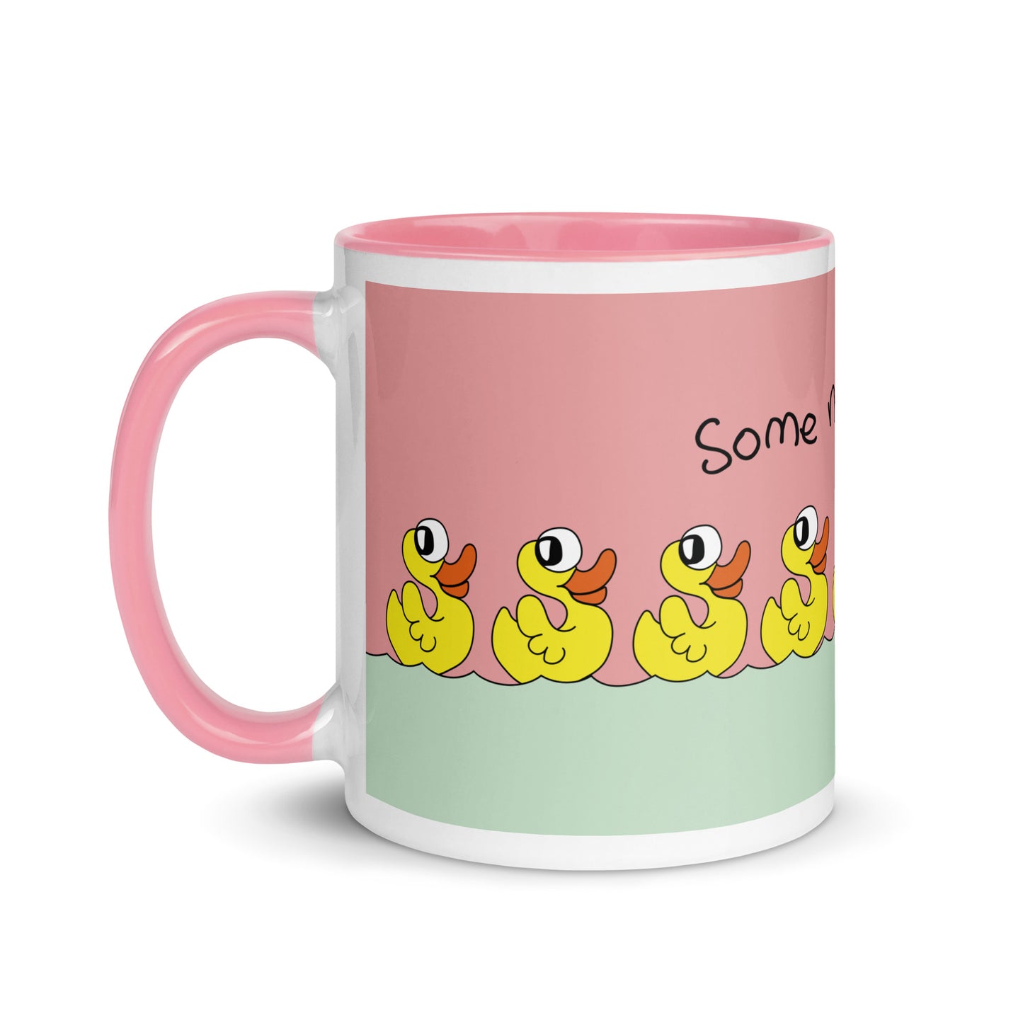 Some nice ducks - Mug with Colour Inside