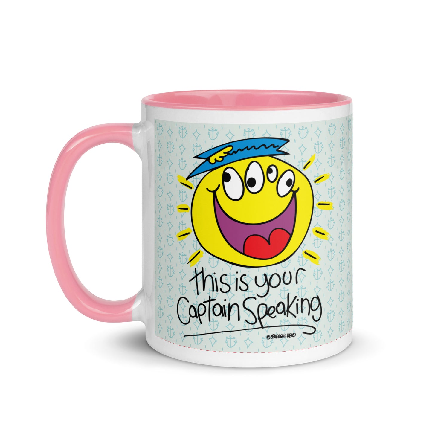 RThis is your Captain Speaking! - Mug with Colour Inside