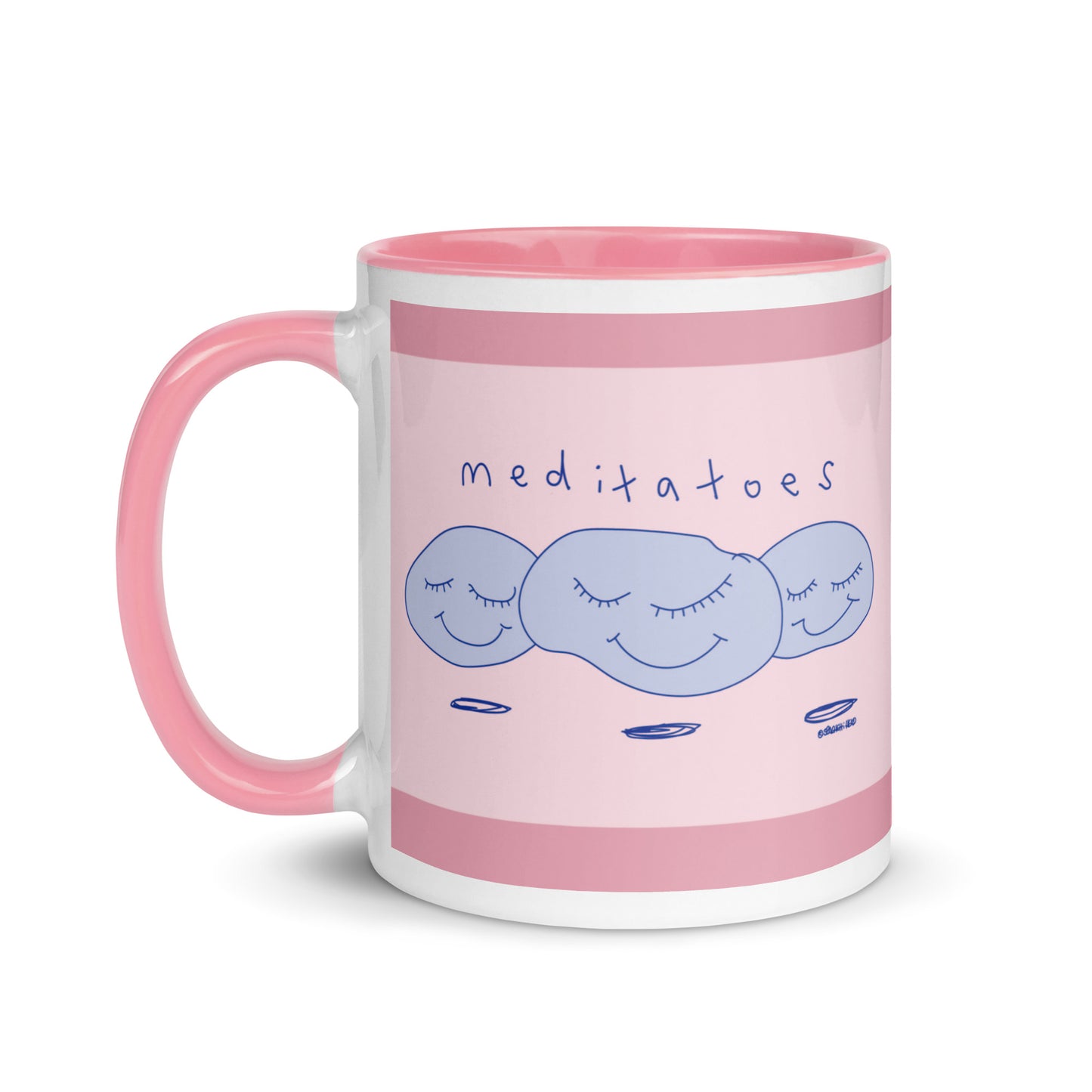 Meditatoes - Mug with Colour Inside