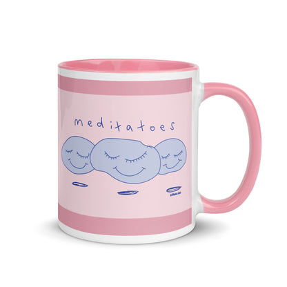 Meditatoes - Mug with Colour Inside