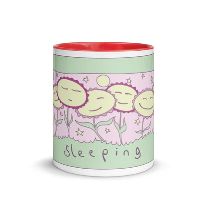 Sleeping - Mug with Color Inside