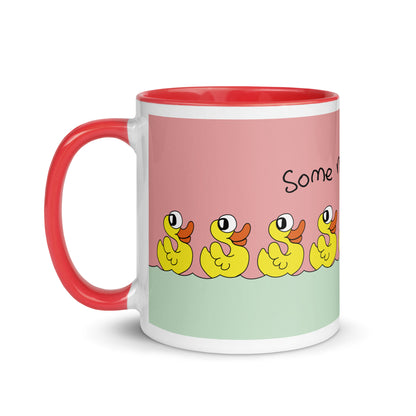 Some nice ducks - Mug with Colour Inside