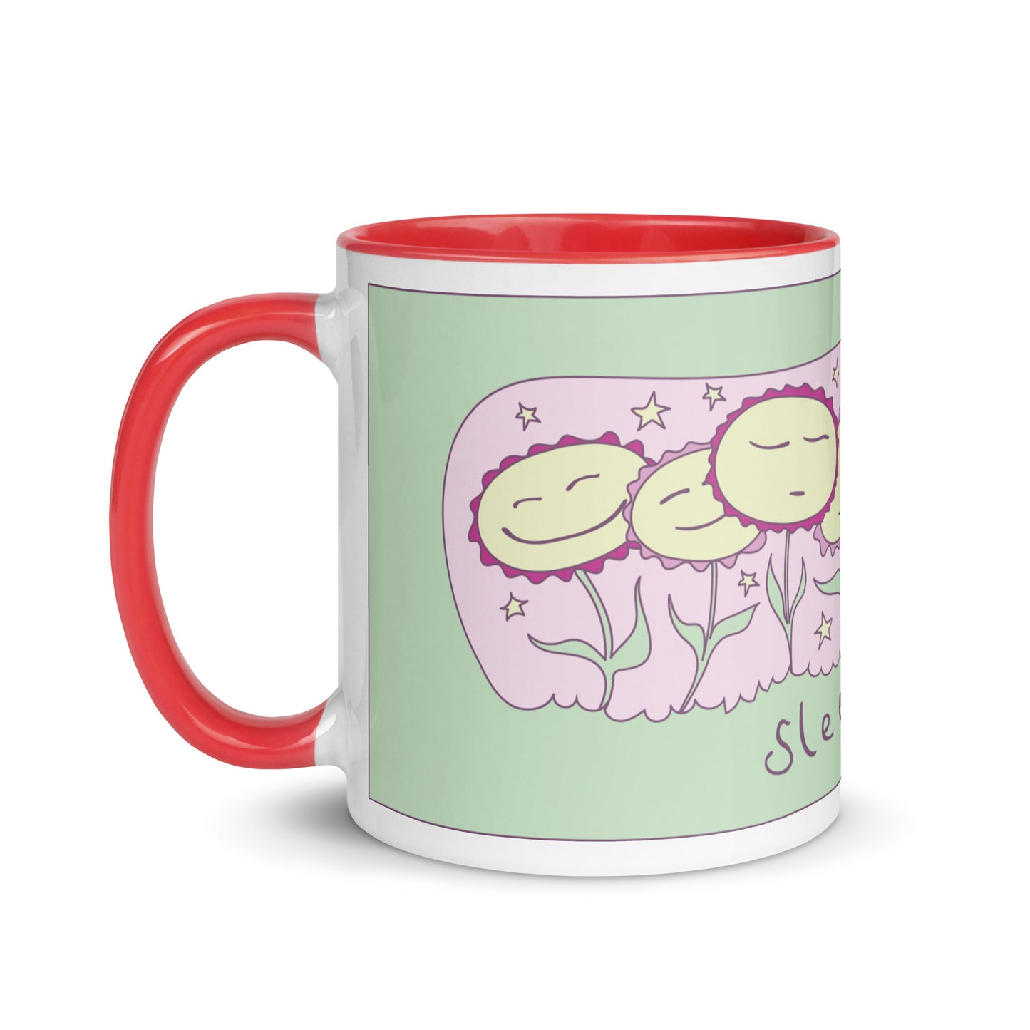 Sleeping - Mug with Color Inside