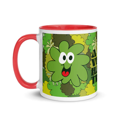 A Very Happy Tree - Mug with Color Inside