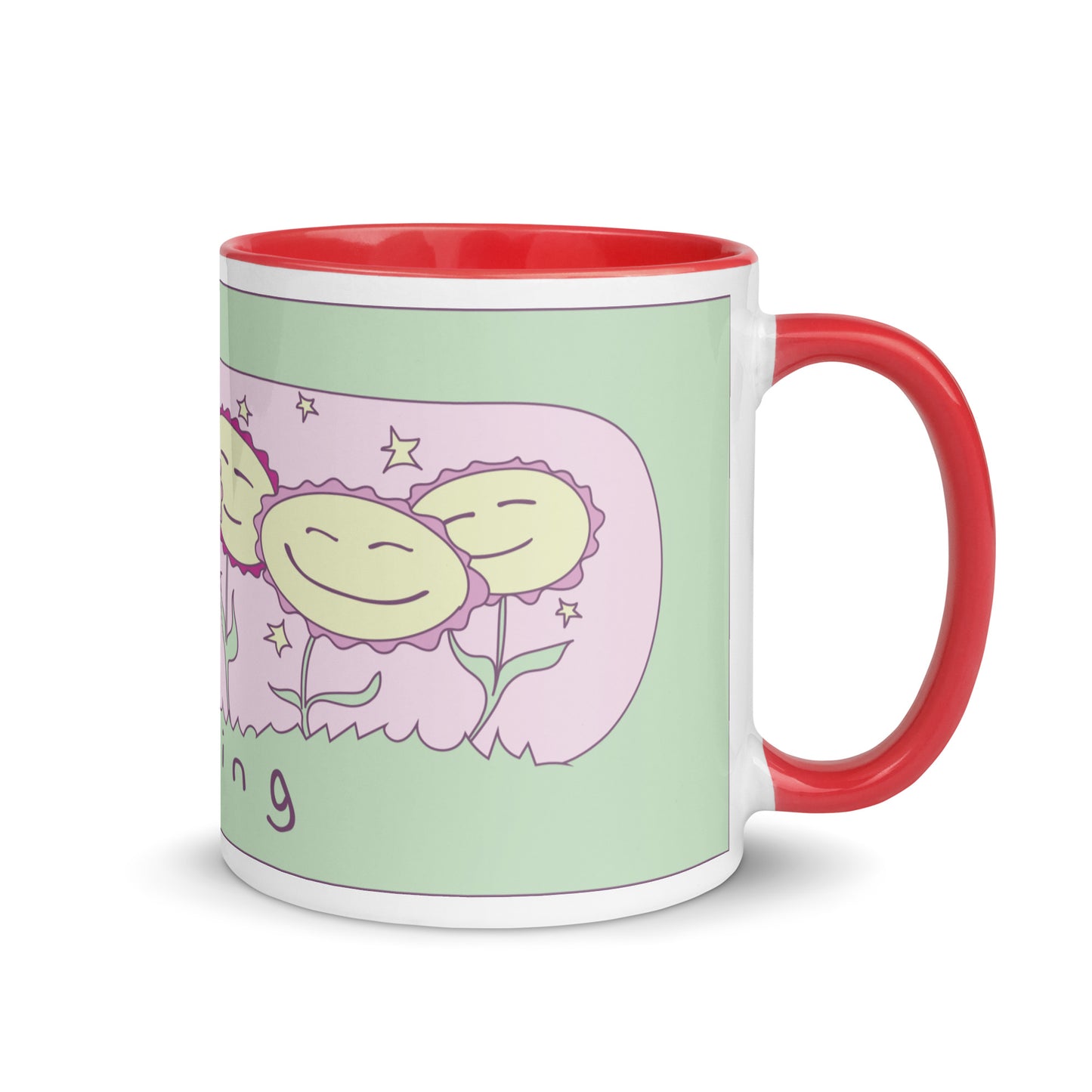 Sleeping - Mug with Color Inside