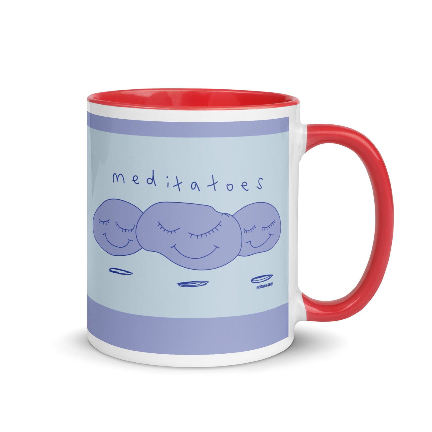 Meditatoes - Mug with Colour Inside