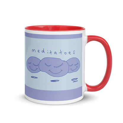 Meditatoes - Mug with Colour Inside