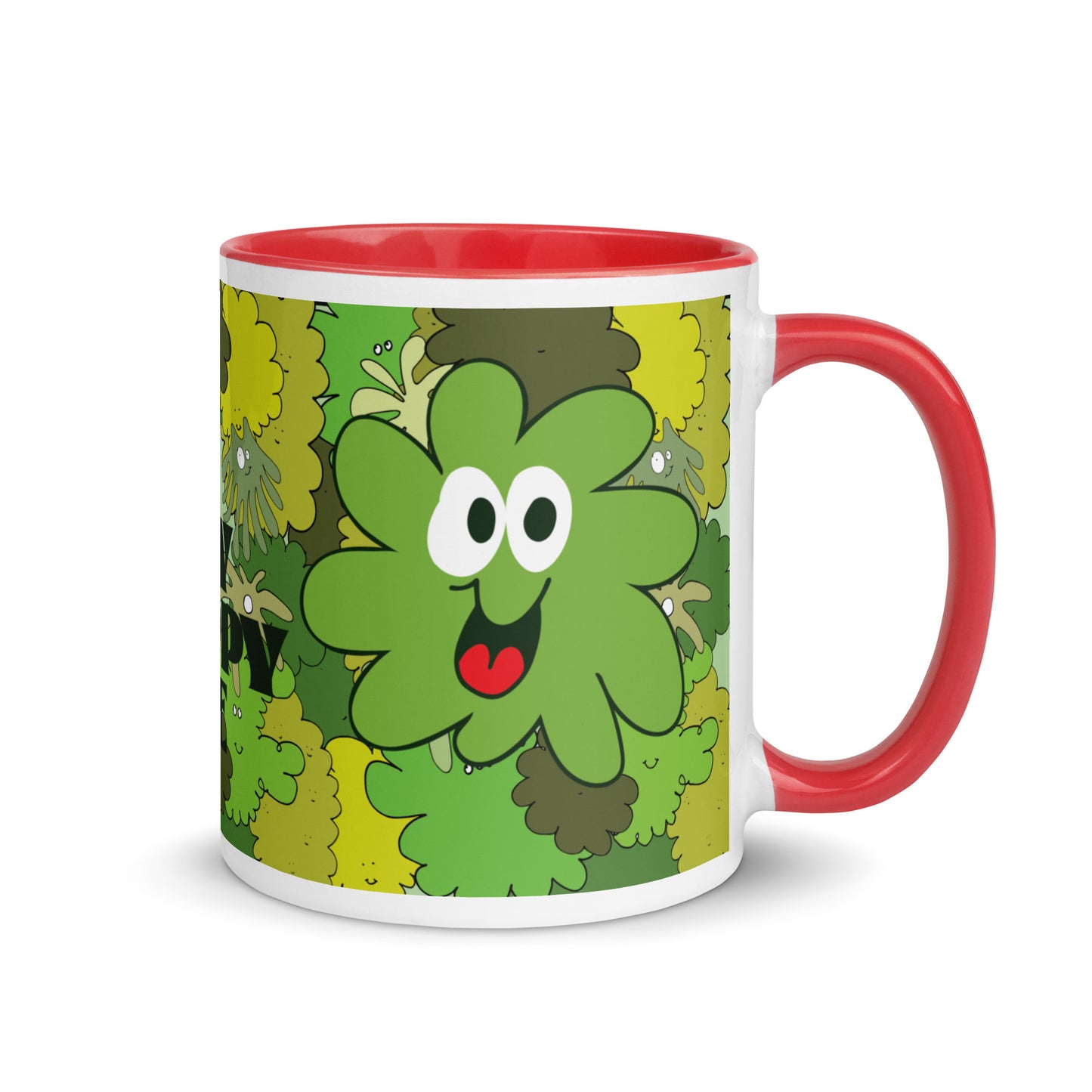 A Very Happy Tree - Mug with Color Inside