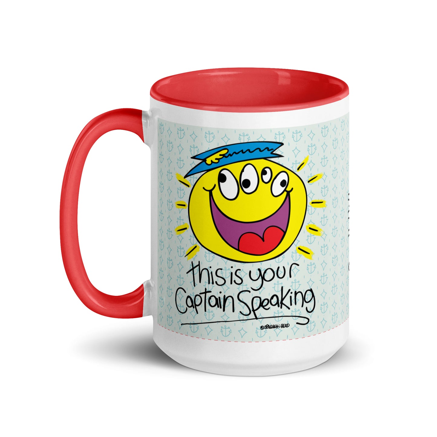 RThis is your Captain Speaking! - Mug with Colour Inside