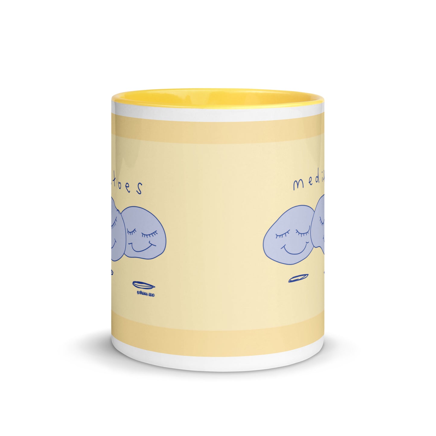 Meditatoes - Mug with Colour Inside