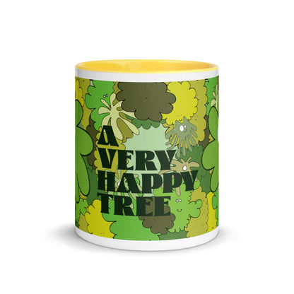 A Very Happy Tree - Mug with Color Inside