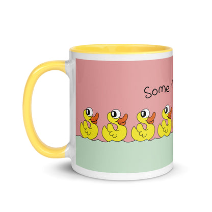 Some nice ducks - Mug with Colour Inside