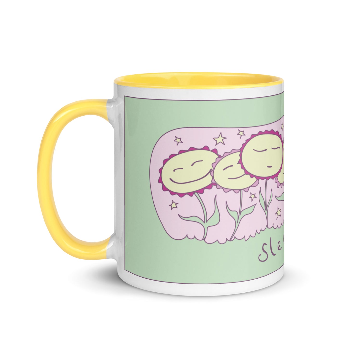 Sleeping - Mug with Color Inside