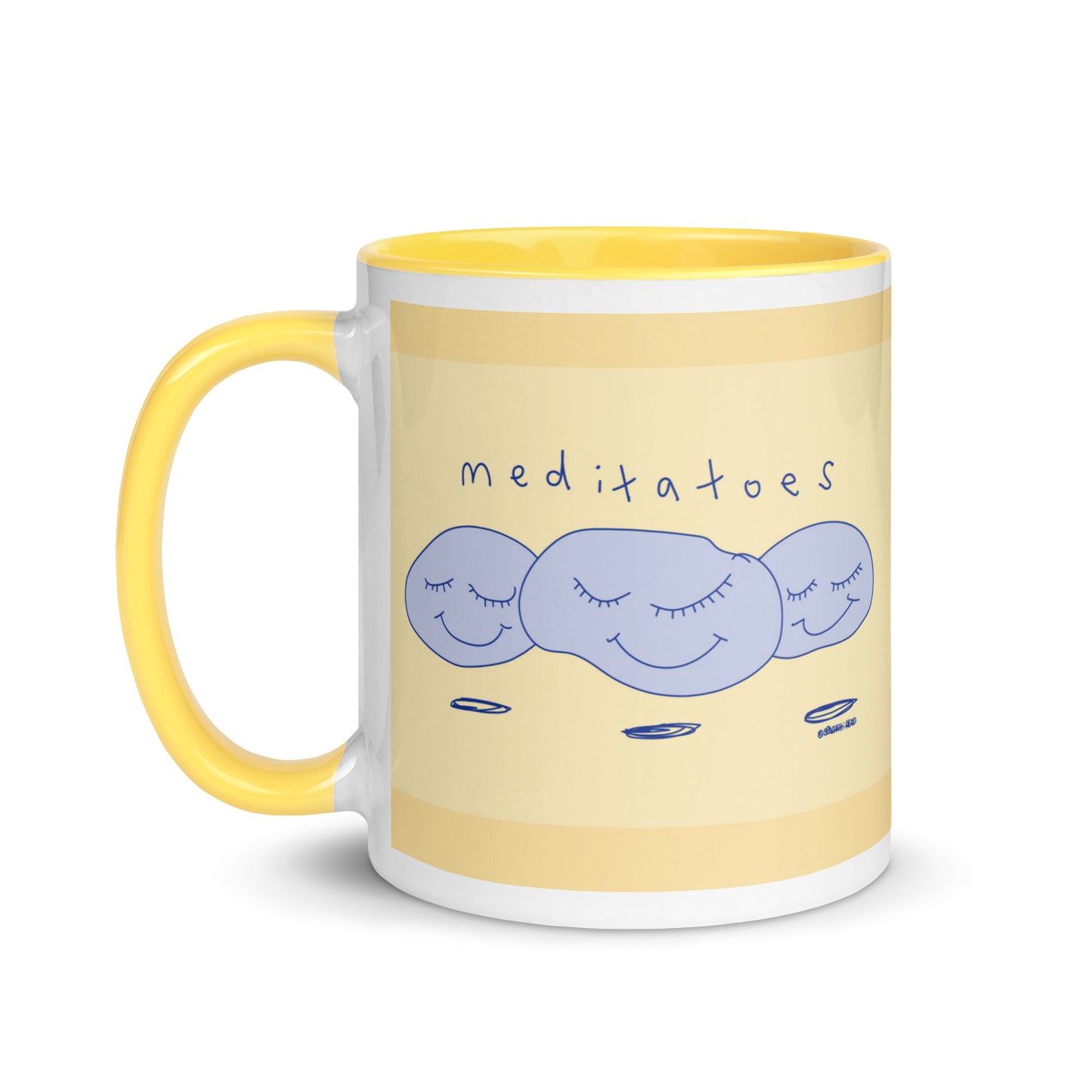 Meditatoes - Mug with Colour Inside