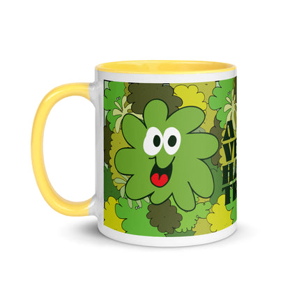 A Very Happy Tree - Mug with Color Inside