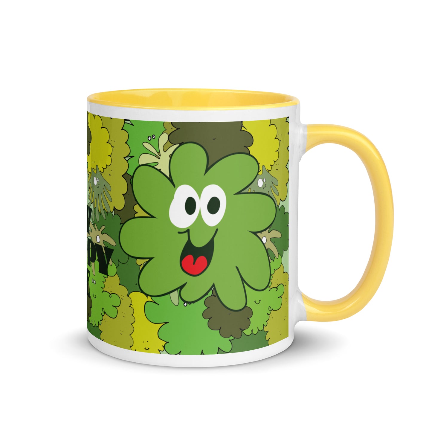 A Very Happy Tree - Mug with Color Inside