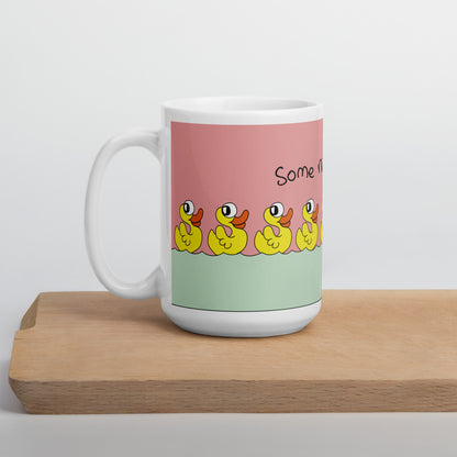 Some nice ducks - White glossy mug