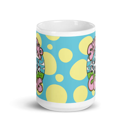 Save the Cows - White glossy mug