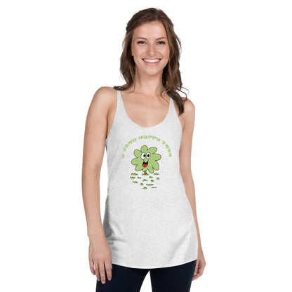 A very happy tree - Women's Racerback Tank