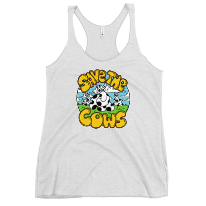 Save the Cows - Women's Racerback Tank