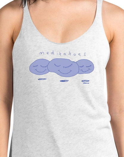 Meditatoes - Women's Racerback Tank