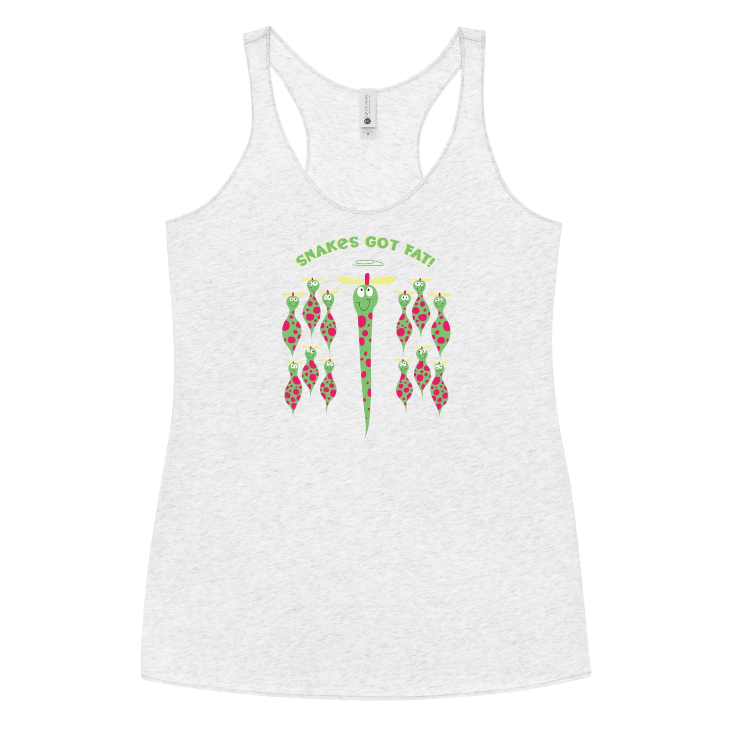 Snakes got Fat! - Women's Racerback Tank