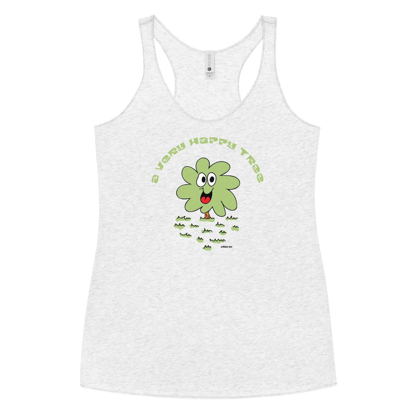 A very happy tree - Women's Racerback Tank